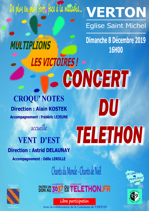 Aff concert du telethon 2019